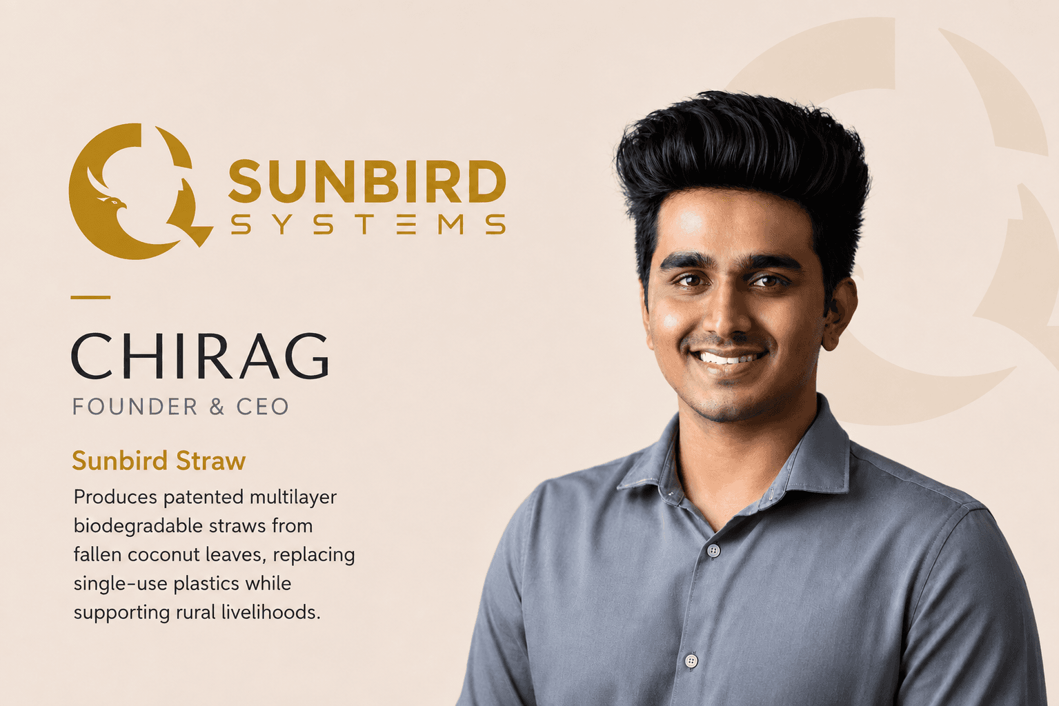 Sunbird Straw